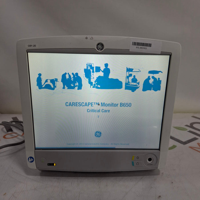 GE Healthcare GE Healthcare Carescape B650 Critical Care Patient Monitor Patient Monitors reLink Medical