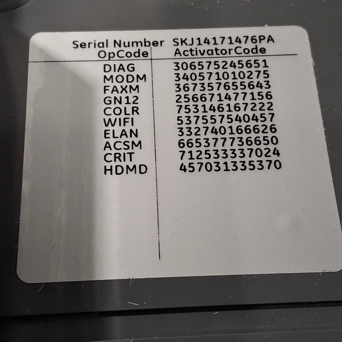 GE Healthcare GE Healthcare MAC 5500 HD ECG without CAM Module Cardiology reLink Medical