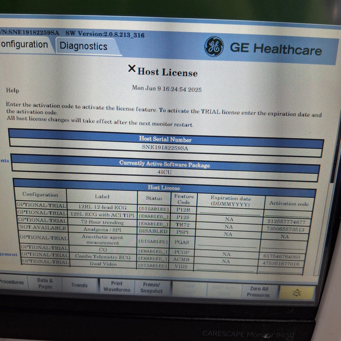 GE Healthcare GE Healthcare Carescape B450 Critical Care Patient Monitor Patient Monitors reLink Medical