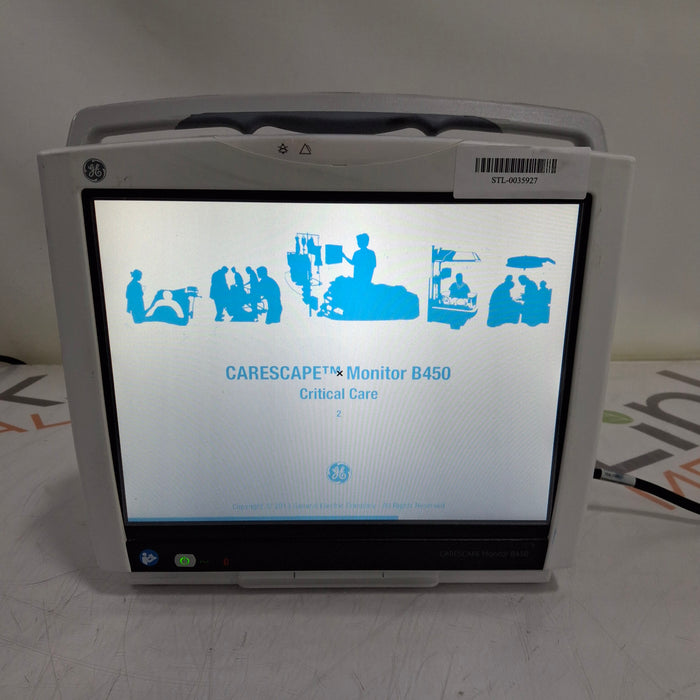 GE Healthcare Carescape B450 Critical Care Patient Monitor