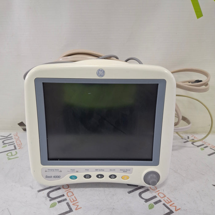 GE Healthcare GE Healthcare Dash 4000 - Masimo SpO2 Patient Monitor Patient Monitors reLink Medical
