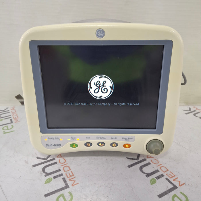 GE Healthcare GE Healthcare Dash 4000 - Masimo SpO2 Patient Monitor Patient Monitors reLink Medical