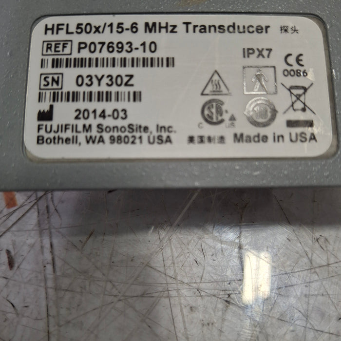 Sonosite HFL50x/15-6 MHz Transducer