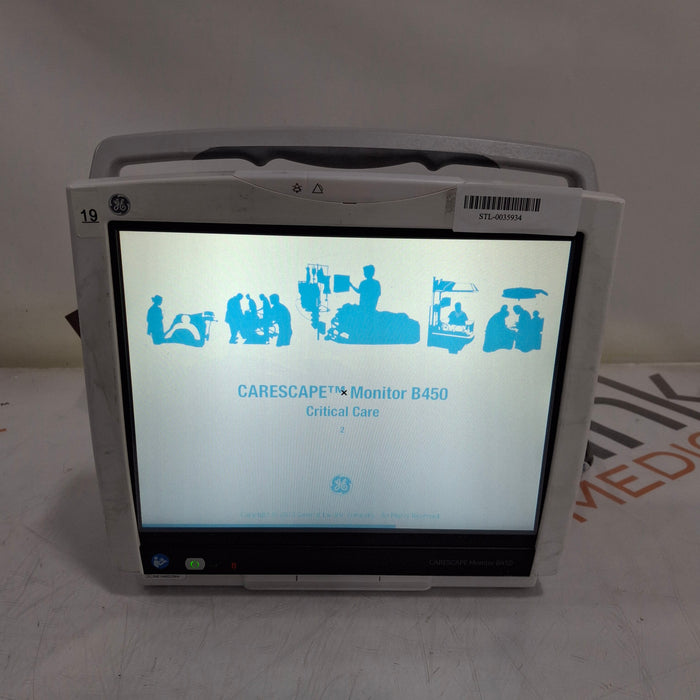 GE Healthcare Carescape B450 Critical Care Patient Monitor