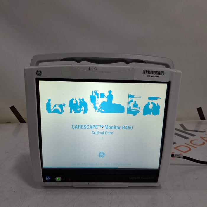 GE Healthcare Carescape B450 Critical Care Patient Monitor