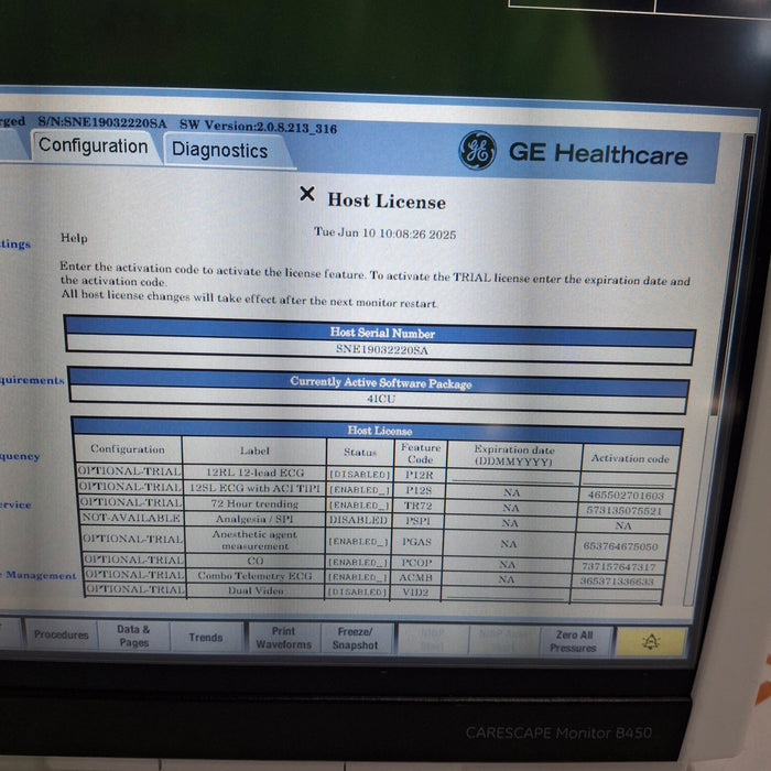 GE Healthcare GE Healthcare Carescape B450 Critical Care Patient Monitor Patient Monitors reLink Medical