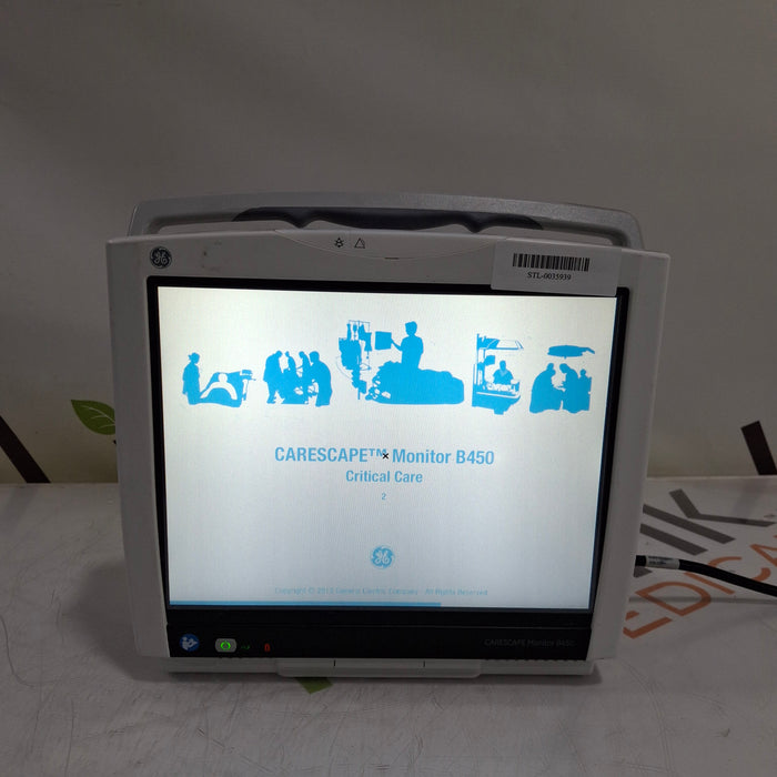 GE Healthcare Carescape B450 Critical Care Patient Monitor