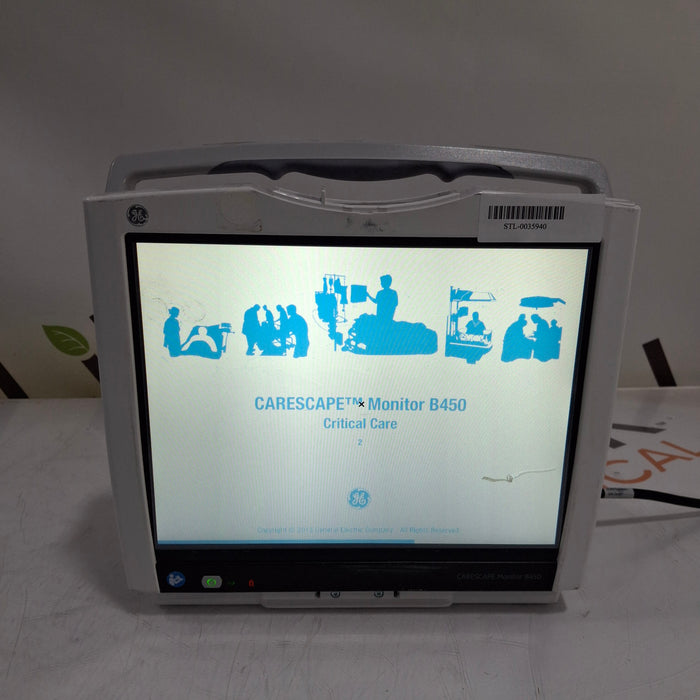 GE Healthcare Carescape B450 Critical Care Patient Monitor