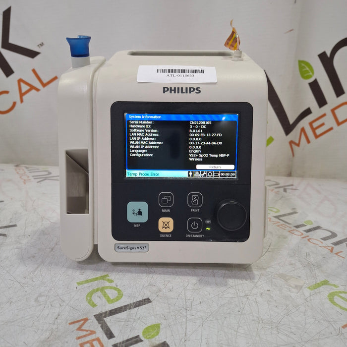 Philips SureSigns VS2+ Vital Signs Monitor
