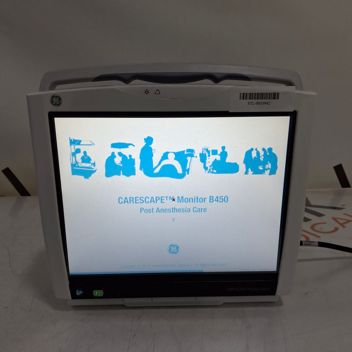 GE Healthcare GE Healthcare Carescape B450 Post Anesthesia Care Patient Monitor Patient Monitors reLink Medical