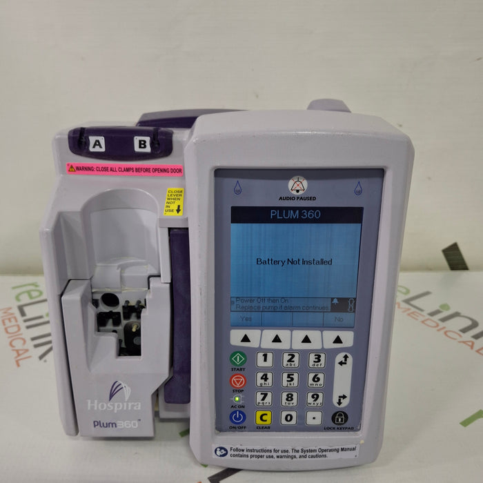 Hospira Hospira Plum 360 Infusion Pump Infusion Pump reLink Medical