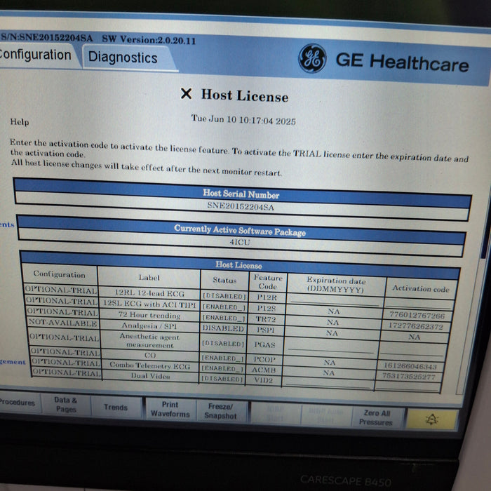 GE Healthcare GE Healthcare Carescape B450 Critical Care Patient Monitor Patient Monitors reLink Medical
