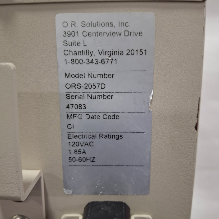 OR Solutions OR Solutions ORS 2057D Solution Warmer Surgical Equipment reLink Medical