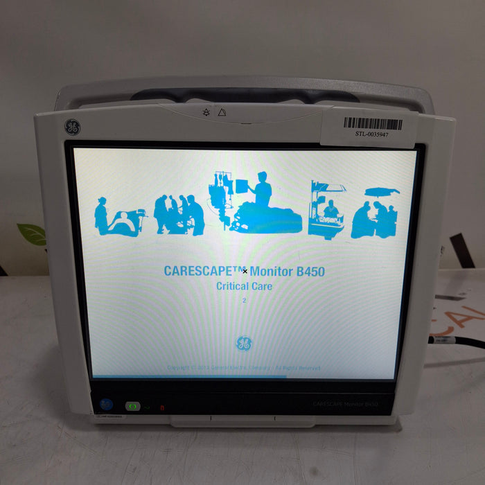 GE Healthcare Carescape B450 Critical Care Patient Monitor