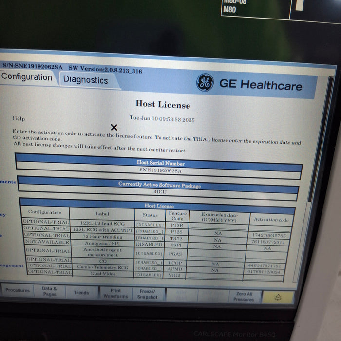 GE Healthcare GE Healthcare Carescape B450 Critical Care Patient Monitor Patient Monitors reLink Medical