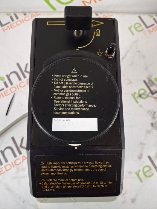 Ohmeda Medical Ohmeda Medical Tec 6 Vaporizer Anesthesia reLink Medical