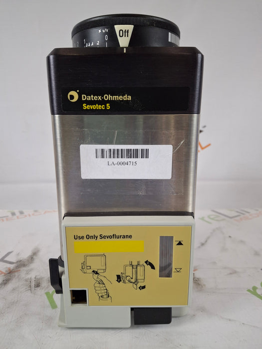 Datex-Ohmeda Datex-Ohmeda Sevotec 5 Sevoflurane Vaporizer Anesthesia reLink Medical