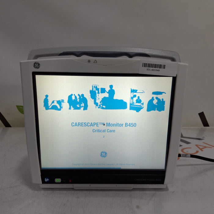 GE Healthcare Carescape B450 Critical Care Patient Monitor