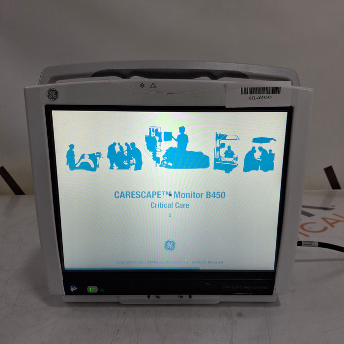GE Healthcare Carescape B450 Critical Care Patient Monitor