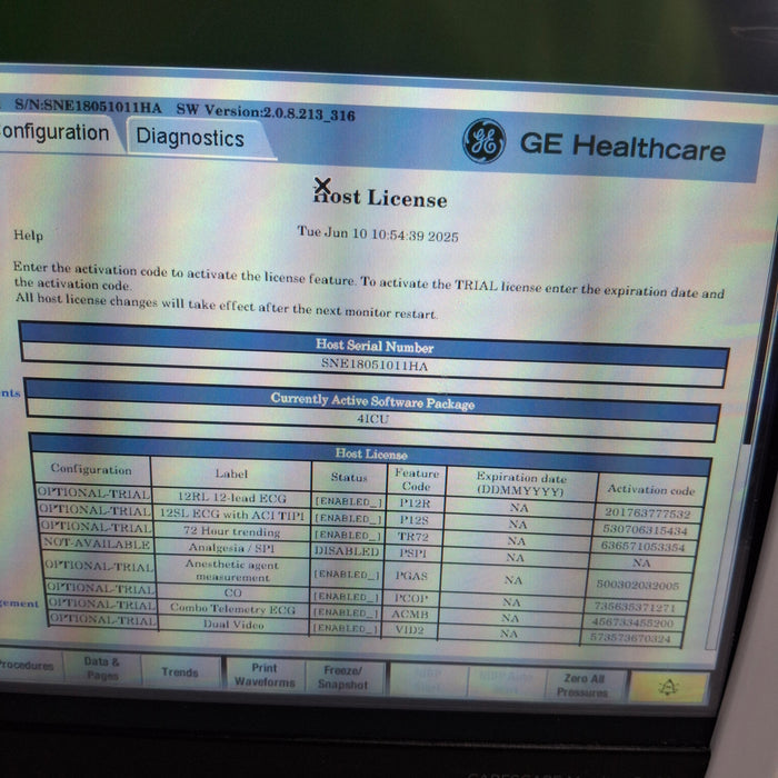 GE Healthcare GE Healthcare Carescape B450 Critical Care Patient Monitor Patient Monitors reLink Medical
