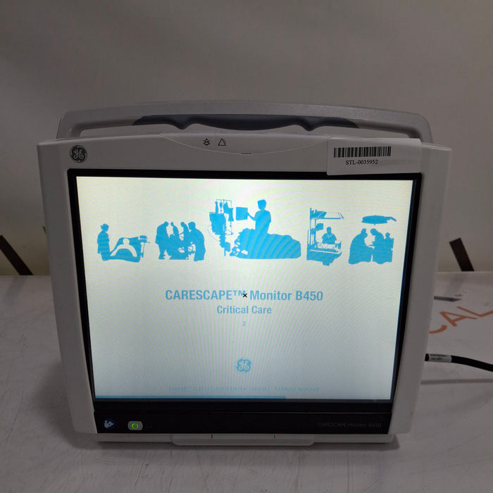 GE Healthcare Carescape B450 Critical Care Patient Monitor