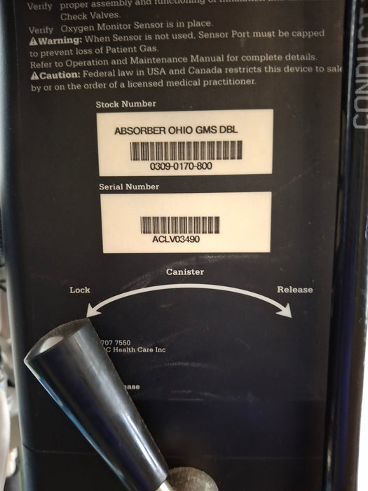 Ohmeda Medical Ohmeda Medical Excel 210 ANSI Anesthesia System Anesthesia reLink Medical