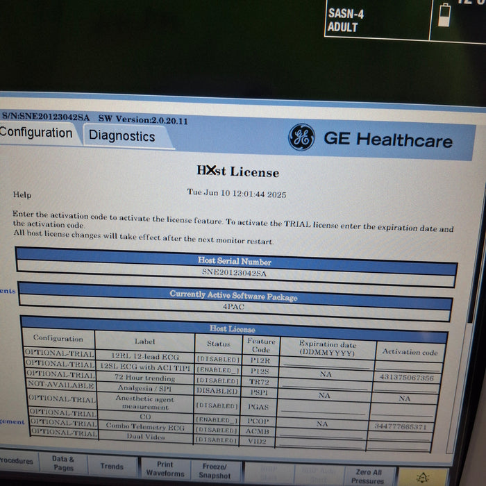 GE Healthcare GE Healthcare Carescape B450 Post Anesthesia Care Patient Monitor Patient Monitors reLink Medical