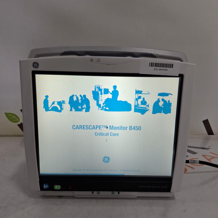 GE Healthcare GE Healthcare Carescape B450 Critical Care Patient Monitor Patient Monitors reLink Medical