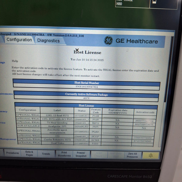 GE Healthcare GE Healthcare Carescape B450 Critical Care Patient Monitor Patient Monitors reLink Medical