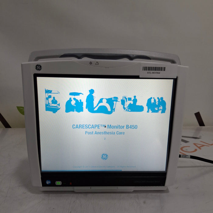 GE Healthcare GE Healthcare Carescape B450 Post Anesthesia Care Patient Monitor Patient Monitors reLink Medical