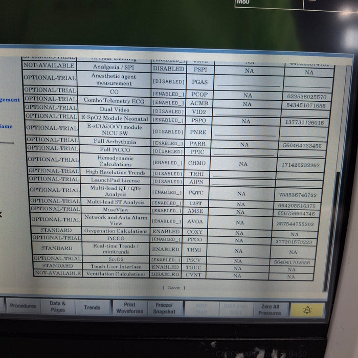 GE Healthcare Carescape B450 Critical Care Patient Monitor