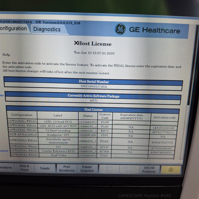 GE Healthcare GE Healthcare Carescape B450 Critical Care Patient Monitor Patient Monitors reLink Medical