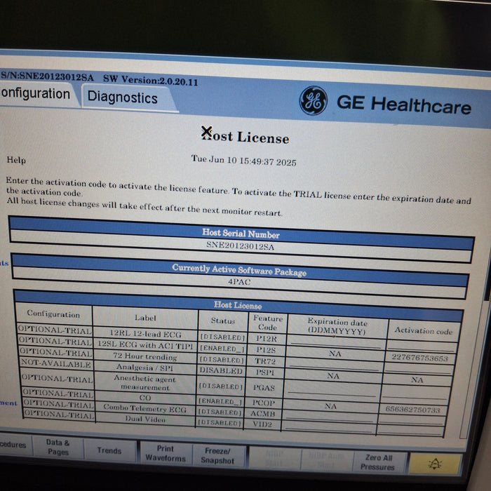 GE Healthcare GE Healthcare Carescape B450 Post Anesthesia Care Patient Monitor Patient Monitors reLink Medical