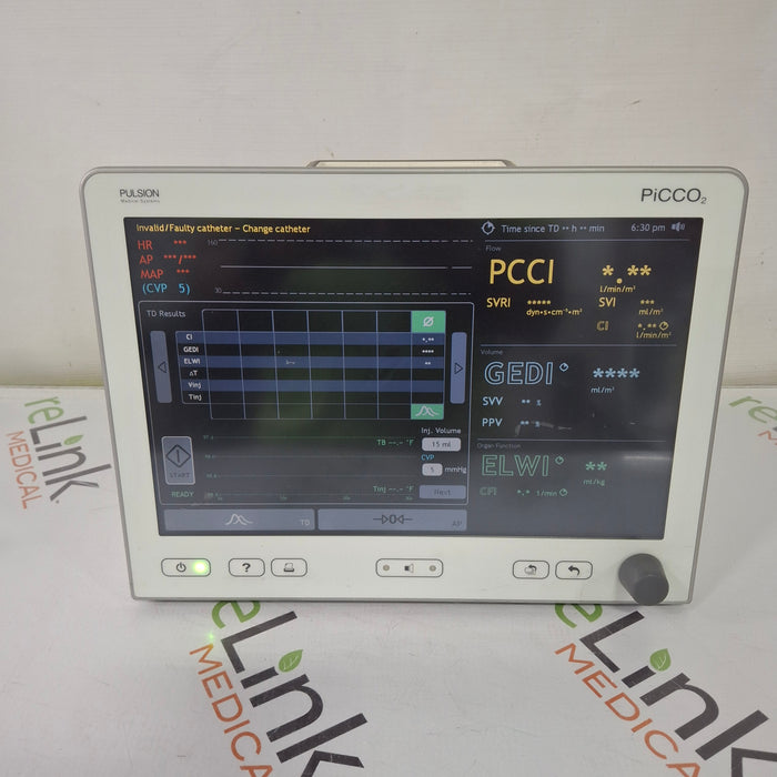 Pulsion Medical Systems Pulsion Medical Systems Picco2 Patient monitor Patient Monitors reLink Medical