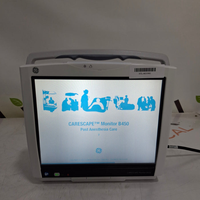 GE Healthcare Carescape B450 Post Anesthesia Care Patient Monitor