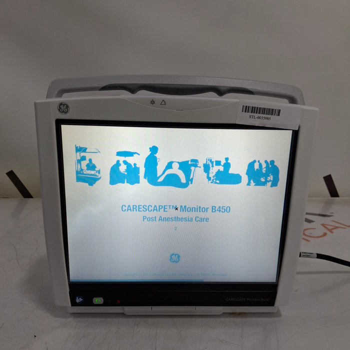 GE Healthcare GE Healthcare Carescape B450 Post Anesthesia Care Patient Monitor Patient Monitors reLink Medical