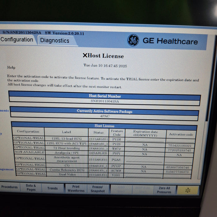 GE Healthcare GE Healthcare Carescape B450 Post Anesthesia Care Patient Monitor Patient Monitors reLink Medical