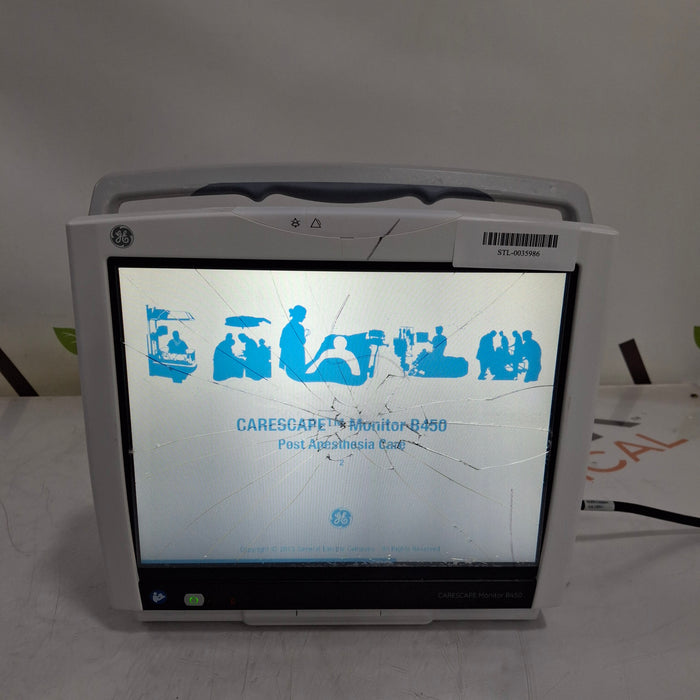 GE Healthcare Carescape B450 Post Anesthesia Care Patient Monitor