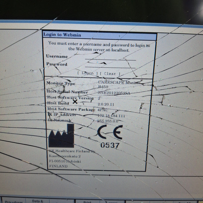 GE Healthcare GE Healthcare Carescape B450 Post Anesthesia Care Patient Monitor Patient Monitors reLink Medical