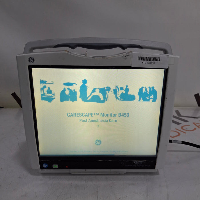 GE Healthcare Carescape B450 Post Anesthesia Care Patient Monitor