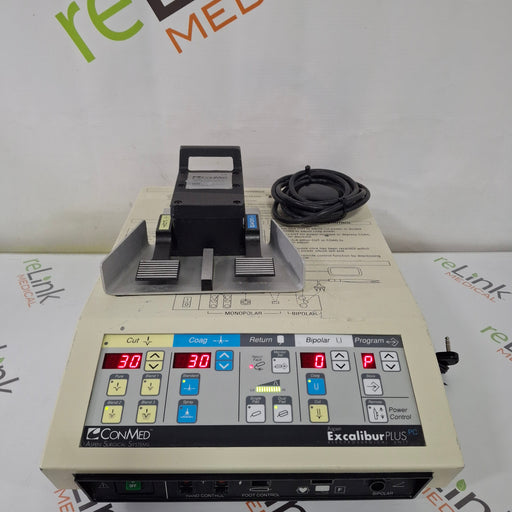 ConMed ConMed Aspen Excalibur Plus Electrosurgical Unit Electrosurgical Units reLink Medical