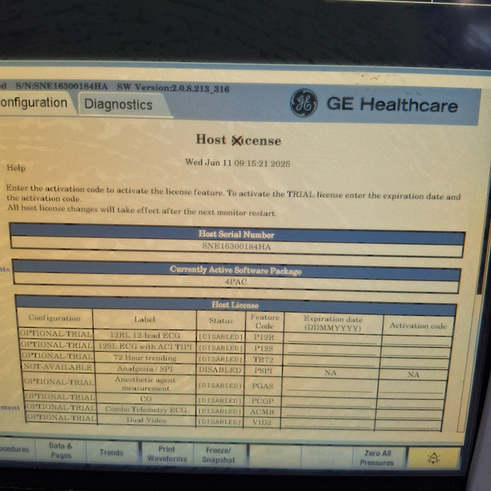 GE Healthcare GE Healthcare Carescape B450 Post Anesthesia Care Patient Monitor Patient Monitors reLink Medical