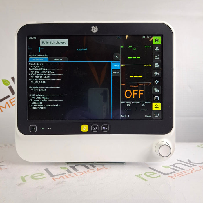 GE Healthcare GE Healthcare B125 Patient Monitor Patient Monitors reLink Medical