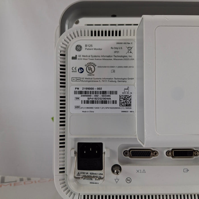 GE Healthcare GE Healthcare B125 Patient Monitor Patient Monitors reLink Medical