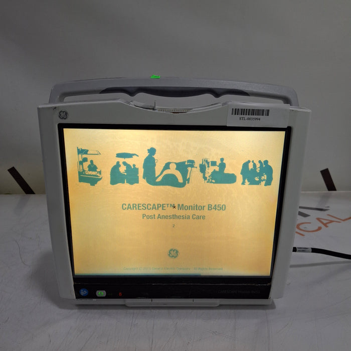 GE Healthcare GE Healthcare Carescape B450 Post Anesthesia Care Patient Monitor Patient Monitors reLink Medical