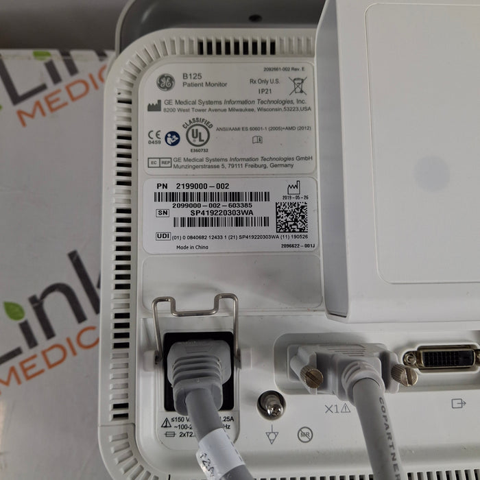GE Healthcare GE Healthcare B125 Patient Monitor Patient Monitors reLink Medical
