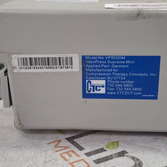 CTC CTC VasoPress Supreme Mini VP500DM Pump Surgical Equipment reLink Medical