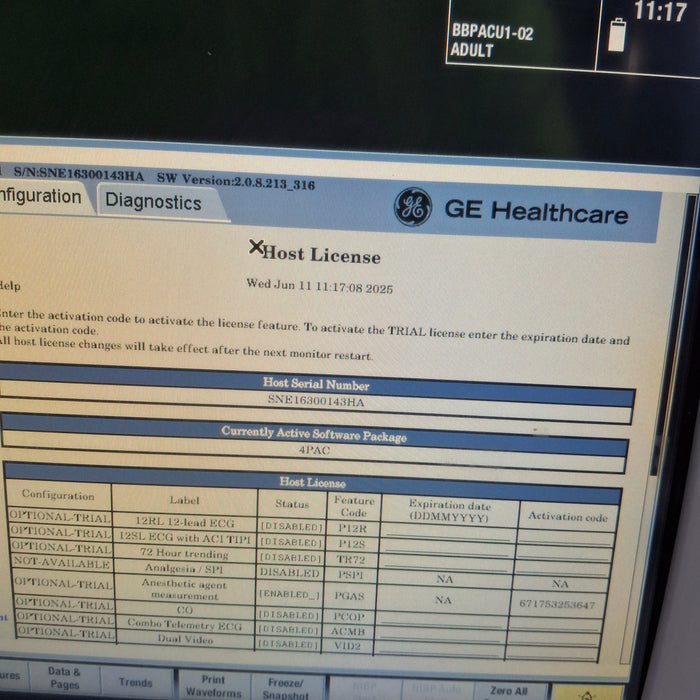 GE Healthcare GE Healthcare Carescape B450 Post Anesthesia Care Patient Monitor Patient Monitors reLink Medical