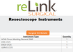 Circon ACMI Circon ACMI Resectoscope Instrument Set Surgical Sets reLink Medical