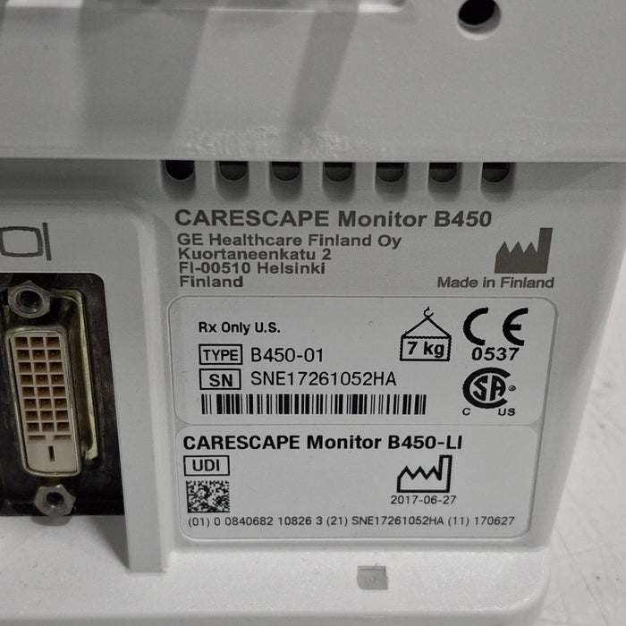 GE Healthcare GE Healthcare Carescape B450 Neonatal Care Patient Monitor Patient Monitors reLink Medical
